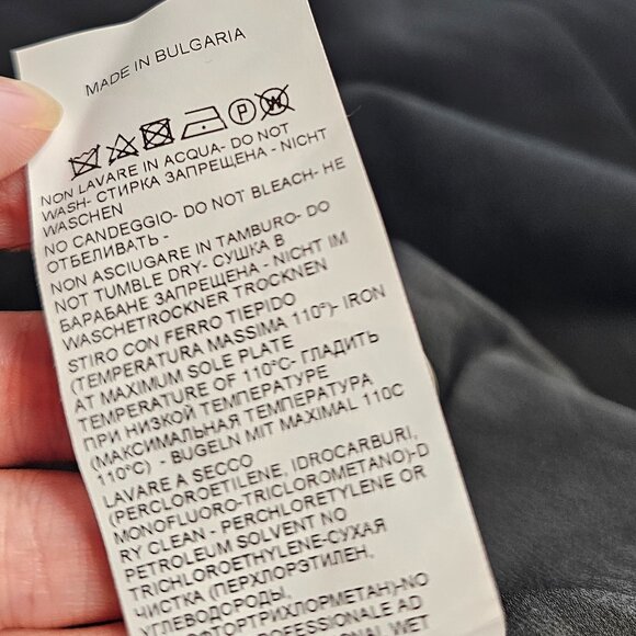 Seventy Sergio Tegon Open Front Cape, Cardigan, Black, Blazer, IT 42/US 6-8 - Picture 10 of 10